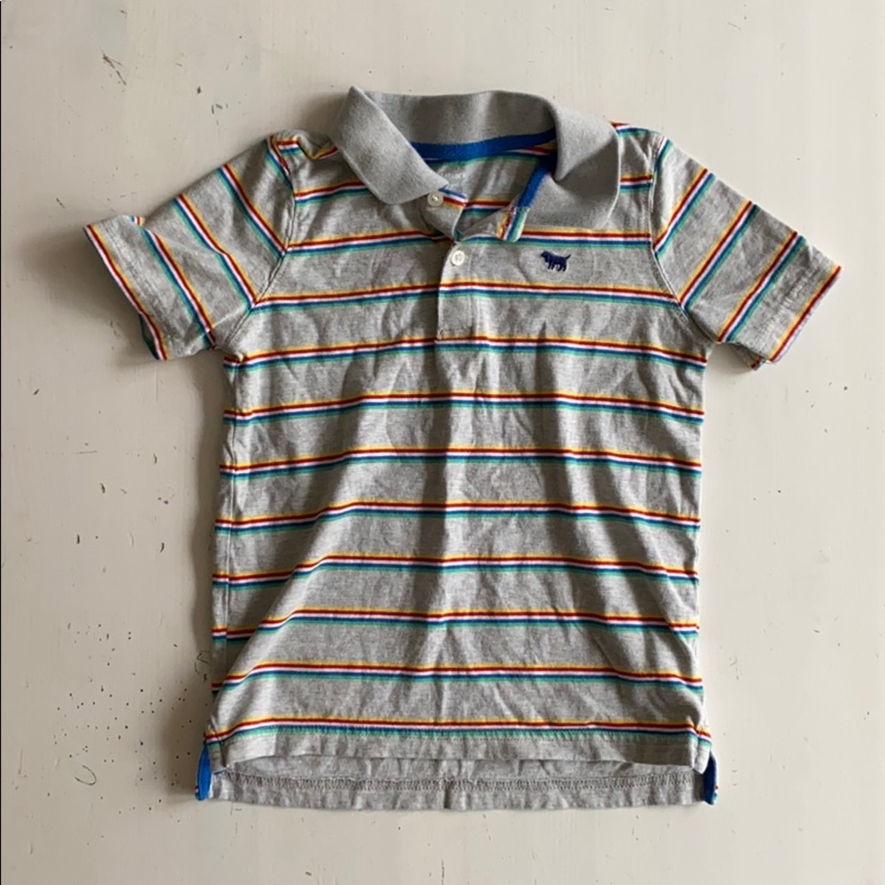 Carters Rainbow Striped Polo